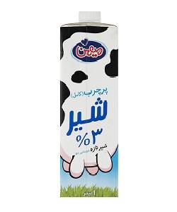 میهن شیر استریل پرچرب 1 لیتر